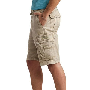 Pantalones cortos de senderismo multibolsillos informales transpirables de secado rápido Unisex con estilo para hombres deportes de verano patrón de tela de algodón 100% algodón - Product Image 3