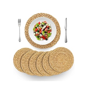 แผ่นรองจานหวายสำหรับวางบนโต๊ะเสื่อหวายสำหรับตกแต่งเคาน์เตอร์ครัวแผ่นรองจานรับประทานอาหาร - Product Image 5