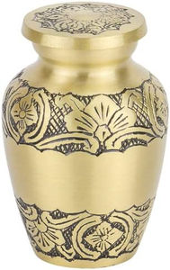 Embrassez souvenir cheval blanc urnes funéraires artisanat indien souvenir en aluminium avec autocollant fini - Product Image 6