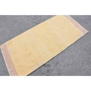 Alfombra moderna de lana amarilla de 2,7x5,6 pies, tejido plano turco, Patchwork, área grande, alfombra para sala de estar para adolescentes, espacio de tamaño 9x12 - Product Image 4