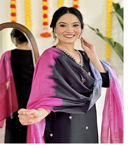 Vêtements ethniques en viscose exclusifs à la mode Dernier pantalon Kurti avec soie Chanderi avec Dupatta pour les vêtements de fête et les vêtements promotionnels - Product Image 6