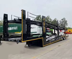 Precio de fábrica 10 Car Carrier Steel Semi Trailer Flatbed New Condition Remolque de transporte de doble cubierta para la venta - Product Image 3