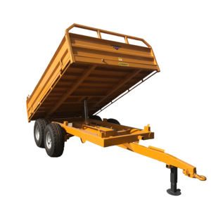 Remorque agricole de frein hydraulique d'occasion de vente chaude durable utilisant divers tracteur de remorque agricole remorque agricole - Product Image 3