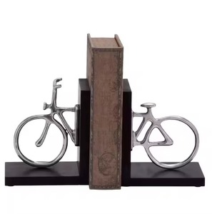 Style de luxe or en cage chat et oiseau Design serre-livres support en métal lourd pour bureau à domicile moderne et décor de bibliothèque - Product Image 2