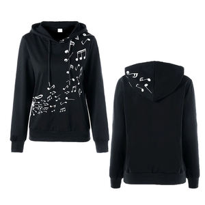 Pull épais à la mode poids lourd confortable coupe décontractée surdimensionné Stretch côtelé poignets sweat à capuche pour femme - Product Image 1