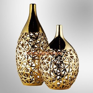 Vases à fleurs en laiton massif faits à la main de qualité supérieure de grande taille décoration de table de chambre à coucher Vases à fleurs et pots à prix attractif - Product Image 5