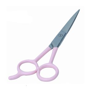 Bé màu hồng xử lý tóc kéo làm tóc kéo Đức lưỡi thép Kinh Tế cắt tóc kéo với phần còn lại sửa chữa - Product Image 2