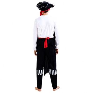Costumes de films et de séries TV pour adultes, cosplay d'Halloween, costume de pirate simple pour homme, costume de pirate des Caraïbes - Product Image 5