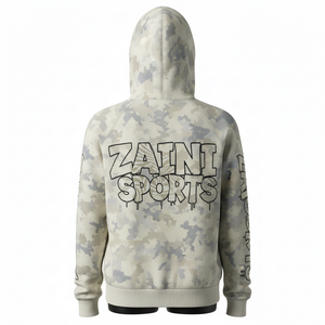 Sudadera con Capucha para Mujer, Mezcla de Algodón y Felpa, Tejido Suave y Cálido, Diseño de Camuflaje Neutro, Logotipo Personalizado con Estampado Puff, Sudadera Básica para Mujer - Product Image 2