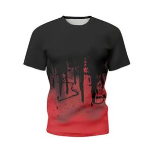 Conjuntos Cortos Casuales de Otoño para Hombre Talla Grande, Nueva Camiseta de Algodón Transpirable con Estampado 3D y Pantalones Cortos de 2 Piezas, Personalizables - Product Image 2