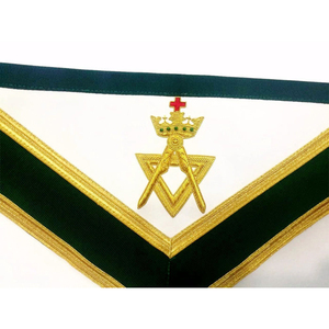 MASONIC DEGREE AMD PAST SOVEREIGN MASTER TABLIER BRODÉ À LA MAIN Master Mason & State Tablier - Product Image 5