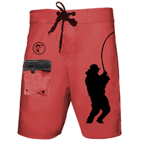Shorts de plage pour hommes de haute qualité, shorts de pêche personnalisés, shorts de bain en polyester, maillots de bain sublimés unis 2026