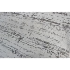 Tapis de bain et de douche jacquard abstrait en coton teint en fil argenté Fiore 70x120cm - Production sur mesure - Fabriqué en Turquie - Product Image 2