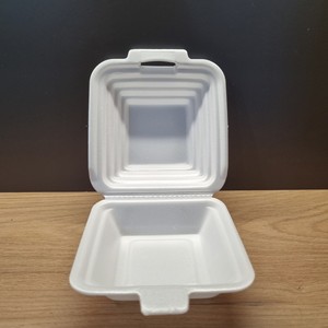 Caja de plato de comida desechable de espuma PS de fábrica con logotipo personalizado, bandeja de plato de plástico, contenedores para fiambrera/comida rápida/hamburguesa para llevar - Product Image 6