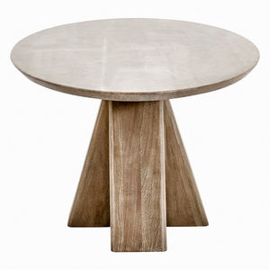 Mesa de Comedor de Diseño Único, Rústica y Moderna, con Tapa Ovalada de Madera de Acacia, Altura Ajustable de 76 a 105 cm, para Hogar, Restaurante o Bar - Product Image 3