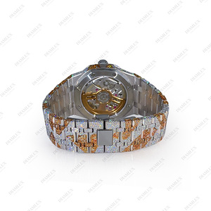 นาฬิกาแบรนด์เนมประดับเพชรโมอิสซาไนต์เต็มเรือน - เครื่องประดับฮิปฮอป - Product Image 5