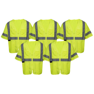 Veste de travail de sécurité unisexe, taille plus, nouveau style, 100% polyester, haute qualité, veste de travail à haute visibilité, multifonctionnelle - Product Image 3