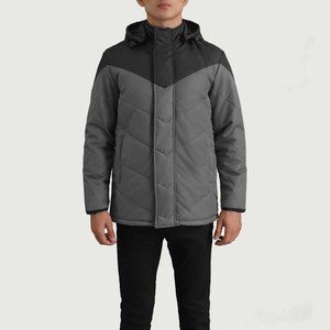 Chaqueta acolchada para hombre diseñada para líneas de ropa de invierno y ropa de calle que proporciona opciones de fabricación y marca de logotipo personalizado OEM - Product Image 4