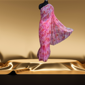 Ropa elegante de Sari de seda indio tradicional intrincado bordado con diseños intrincados - Product Image 4
