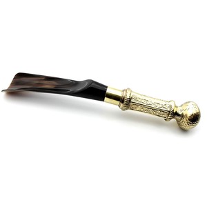 รองเท้าหนังควายแท้สำหรับตกแต่งบ้านรองเท้าเขาสั้นและยาวรองเท้าหนังอินเดียเขายาวด้ามจับยาวแบบยั่งยืน - Product Image 2