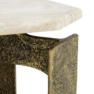 Bodega Rectangular Dining <b>Table</b> Set Minimalist Modern Design Metal and <b>Walnut</b> Wood Frame Assembled Extendable for Kitchen Use - Product Image 6