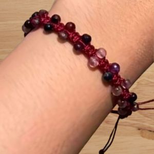 High Quality Agate Stone <b>Bracelet</b> With Korean Cotton <b>Cord</b> For Women And <b>Men</b> Handcrafted Stylish Beads For Everyday Fashion - Product Image 5