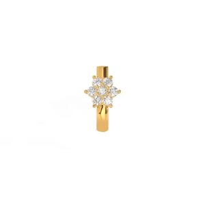 Hot Selling 14kt Yellow Gold <b>Nose</b> <b>Pin</b> Crafted with Lab Grown Diamonds Factory Price Fashion Jewelry Collection - Product Image 5