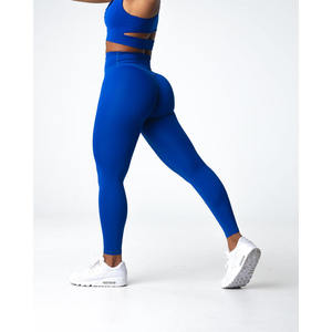 Durable saphir bleu Signature 2.0 Leggings doux soyeux beurre taille haute nouveau et vêtements actifs mode Gym Leggings pour les femmes - Product Image 6