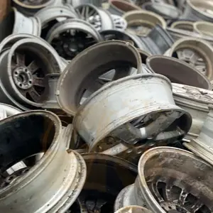 Venta caliente rueda de aleación de aluminio limpia al por mayor 99.995% 6063 chatarra rueda de aluminio chatarra