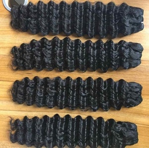 มัดผมมนุษย์ม้วนผมแบบไม่ผ่านกระบวนการผมคนอินเดียผมต่อแบบธรรมชาติมาใหม่ - Product Image 4