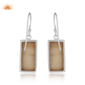 Pendiente colgante de nácar Natural de Plata de Ley 925 de nuevo diseñador, diseño épico, fabricante de joyería fina Demi - Product Image 3