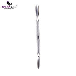 Pousse-cuticules, outil de manucure et pédicure, outil de soin des ongles en acier inoxydable, instrument professionnel de soin des ongles pour salon, par Innovamed - Product Image 3