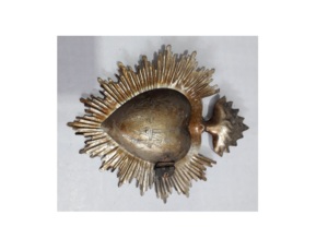 Cherubs โลหะเงินสำหรับของขวัญคาทอลิกหัวใจของพระแม่มารี - Product Image 3