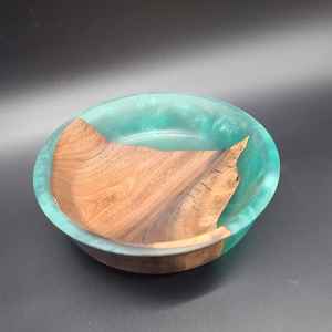 Nouveau design, bol de service écologique en bois/résine, vaisselle moderne pour les fêtes, directement du fabricant - Product Image 5