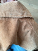 Blazer d'hiver pour femme OME en peau de mouton verte, double boutonnage, doublure en soie, coupe-vent, boutons, manches longues, col rabattu