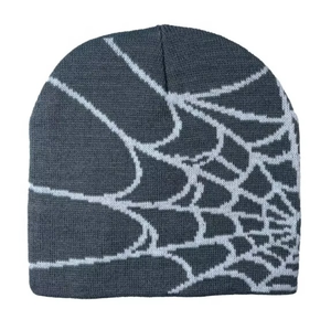 Nuevo diseño, venta al por mayor, sombreros de punto personalizados, gorro de diamantes de imitación, gorros de mohair de fabricante Unisex con logotipo personalizado Jacquard - Product Image 6