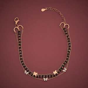 กำไลข้อมือเงินแท้ 92.5 ลายผีเสื้อทำมือ-157412 - Product Image 1