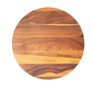 Vente chaude Bois Naturel Lazy Susan Décoration Bois Fête De Mariage Utilisation Acacia Bois Lazy Susan look de luxe - Product Image 4