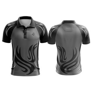 Polos de sublimación de secado rápido Performance Fit, entrenamiento deportivo personalizado, marca corporativa y ropa de trabajo diaria, proveedor OEM - Product Image 4