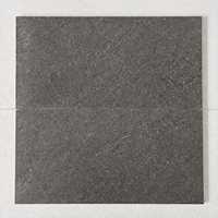 Carreaux de porcelaine rustiques pour sol et mur 300x600mm, aspect pierre calcaire gris foncé mat, effet pierre, pour salle de bain et toilettes, céramique antique