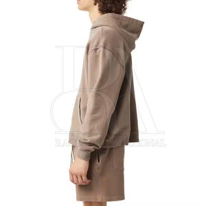 เสื้อฮู้ดและกางเกงขาสั้นลำลองสำหรับผู้ชายสไตล์ฤดูหนาวที่กำลังมาแรง - Product Image 5