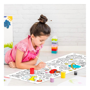 Roll of Paper for Coloring, Drawing, <b>Painting</b>, Watercolor for Boys and Girls - Assorted Colors - Product Image 2