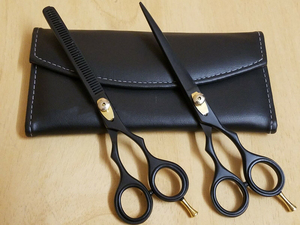 Ciseaux de coupe de cheveux professionnels Ciseaux droits de haute qualité Ciseaux de coiffeur en acier inoxydable - Product Image 2