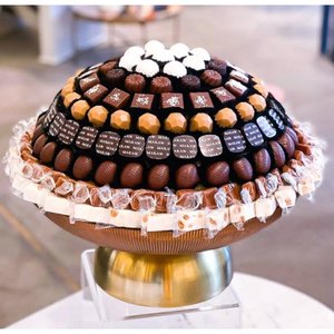 Bol à chocolat en métal argenté de la meilleure qualité écologique Bol de service à chocolat de table avantageux Bol à dessert - Product Image 4