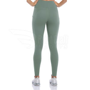 Leggings pour femmes de fabrication professionnelle, dernier design, taille élastique, leggings de yoga pour femmes adultes - Product Image 4