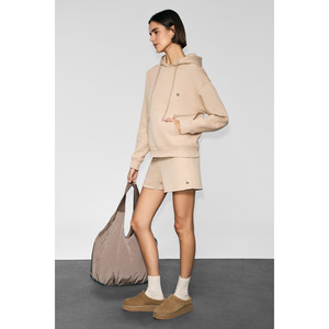 Urban Beat EFSEY Short à double poche pour femme, doublé en polaire, en tissu doux avec détails imprimés - Product Image 2