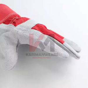 Guantes de Trabajo de Cuero Grandes para Hombre, Resistentes, con Palmas Reforzadas, Durabilidad y Protección, Color Gris, para Construcción, Industria y Jardinería - Product Image 2