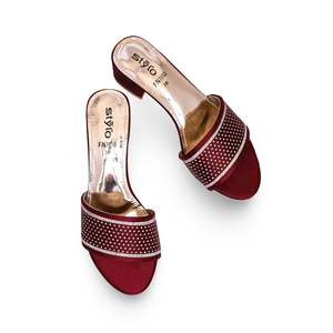 Maroon Fancy Sports pour Chaussons FN7890 - Product Image 1