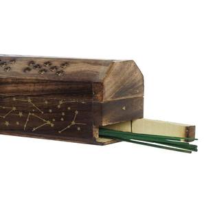 Venta al por mayor de fábrica SAMI HANDICRAFTS Quemador de incienso árabe de madera de ocacia, soporte para incienso, color y tamaño personalizados para el hogar - Product Image 3