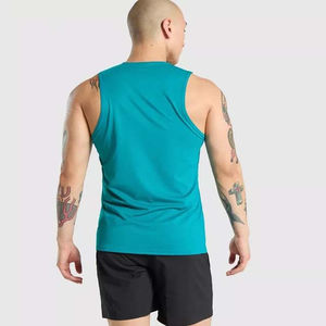 2026 precio al por mayor ropa de hombre camisetas sin mangas gimnasio Fitness entrenamiento chaleco alta calidad transpirable hombre camisetas sin mangas - Product Image 2